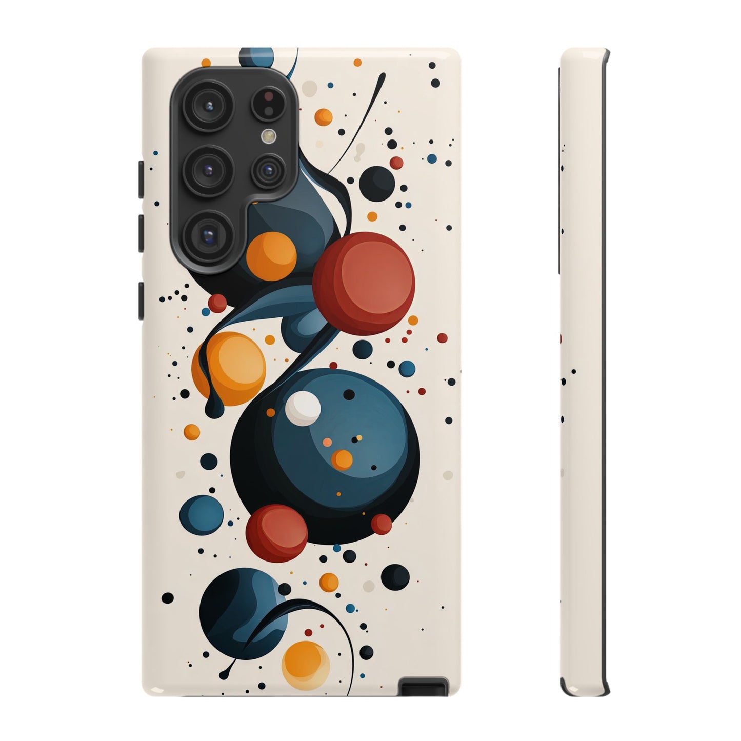 Cosmic Orbit – Abstract Sphere Phone Case for iPhone, Samsung & Pixel