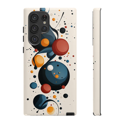 Cosmic Orbit – Abstract Sphere Phone Case for iPhone, Samsung & Pixel