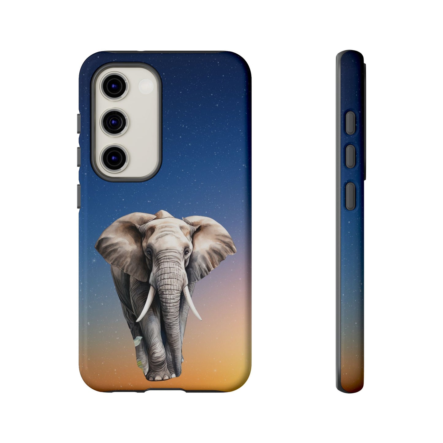 Celestial Elephant Mobile Cover – Dreamy Night Sky Aesthetic