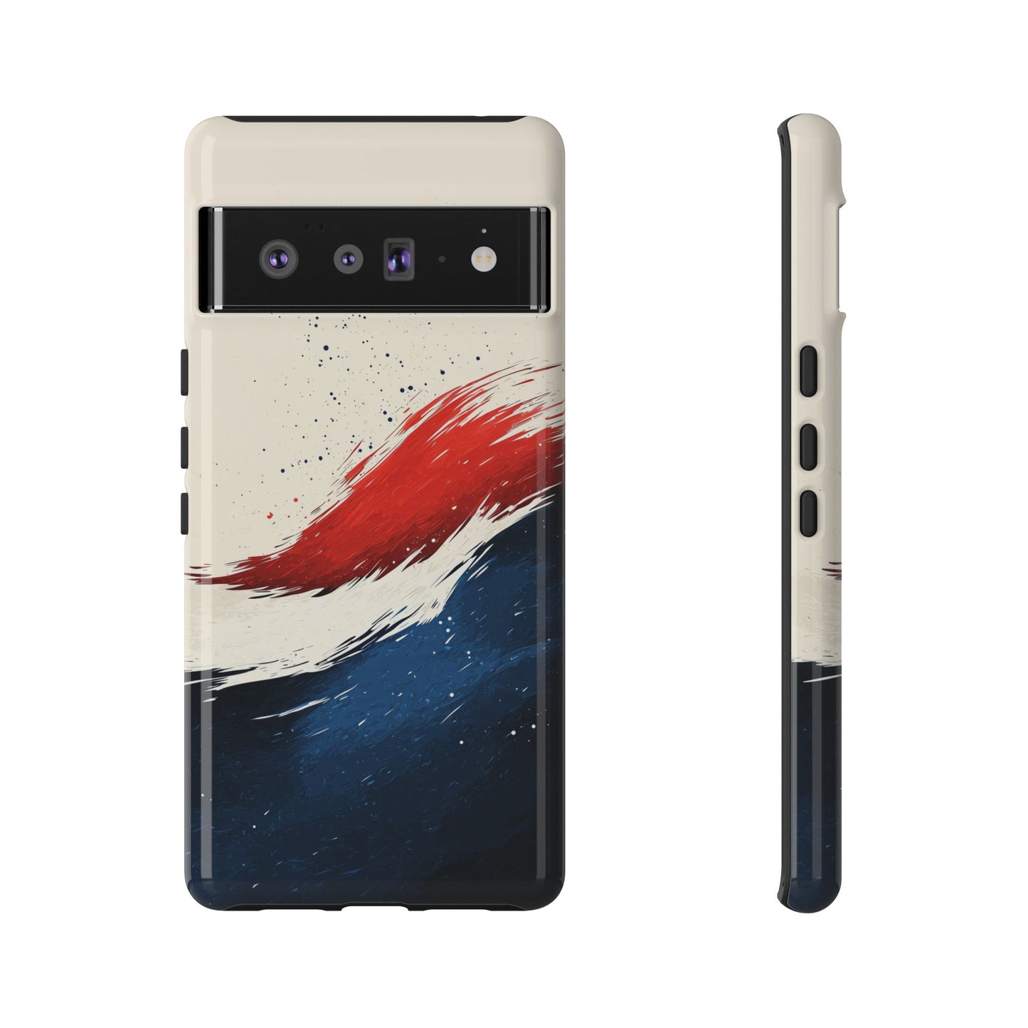 Crimson Tide – Artistic Brushstroke Abstract Case for iPhone, Google Pixel, Samsung