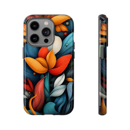 Velvet Bloom – Elegant Floral Art Phone Case for iPhone, Pixel & Samsung