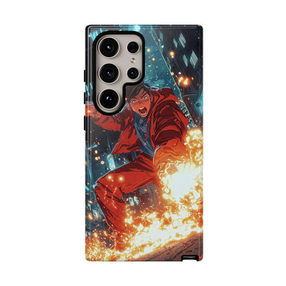 Urban Firestarter | Neon Blaze Hero Phone Case for iPhone, Samsung & Pixel