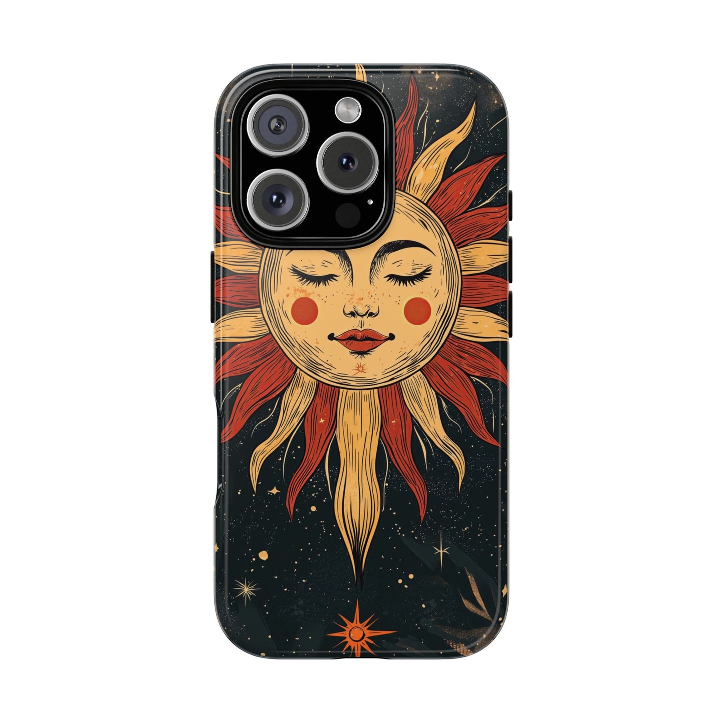 Boho Cosmic Sun Phone Case for iPhone, Pixel & Samsung