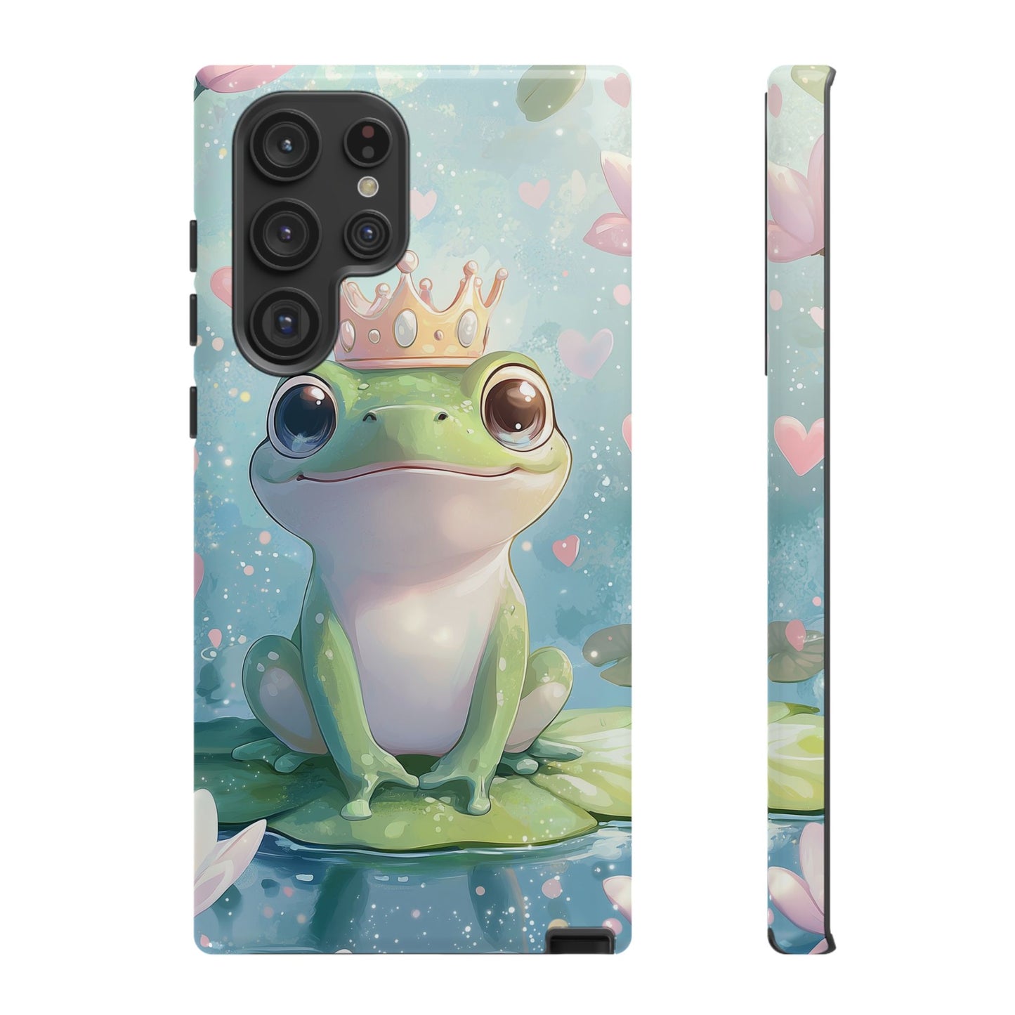 Royal Frog Phone Case – Cute Anime Aesthetic for iPhone, Google Pixel & Samsung