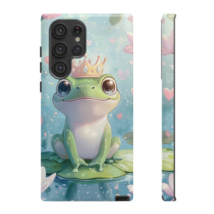 Royal Frog Phone Case – Cute Anime Aesthetic for iPhone, Google Pixel & Samsung