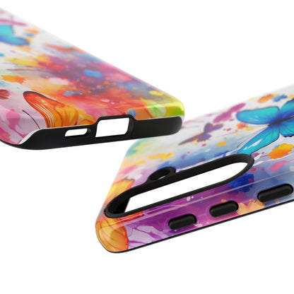 Vibrant Watercolor Butterfly Mobile Case