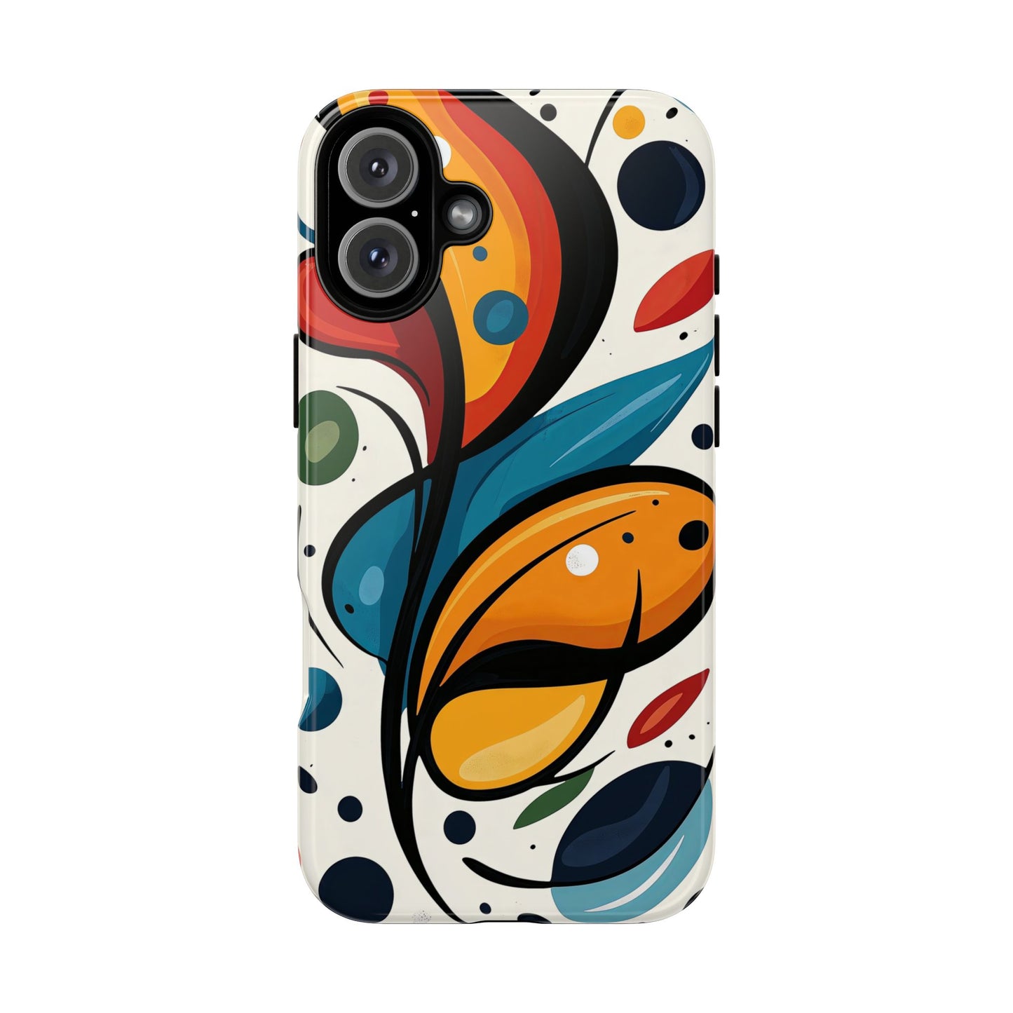 Vibrance Bloom – Bold Abstract Burst Phone Case for iPhone, Google Pixel, Samsung