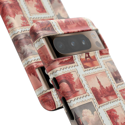Vintage Postcard Stamps Phone Case