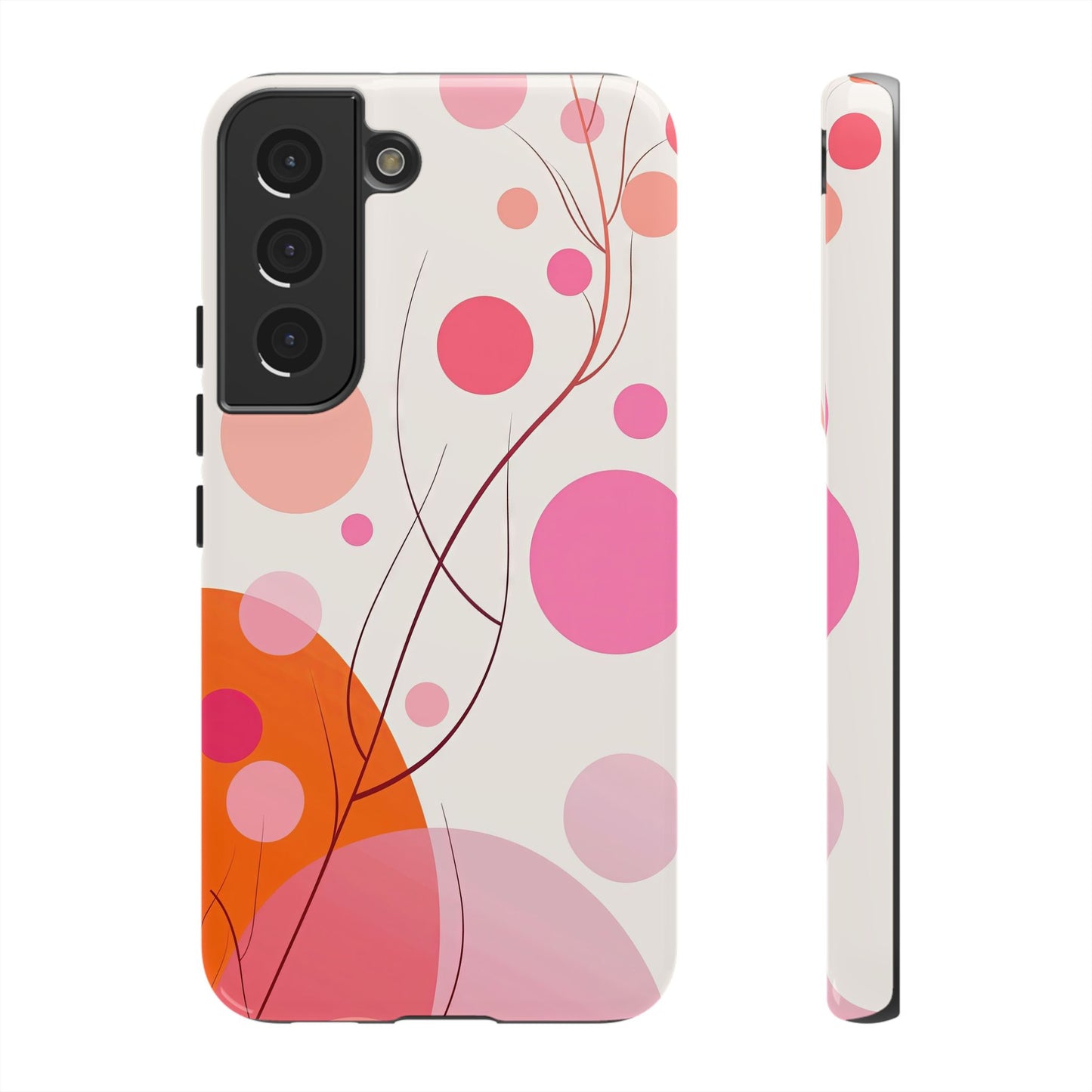 Blush Bloom – Abstract Floral Phone Case for iPhone, Samsung & Pixel