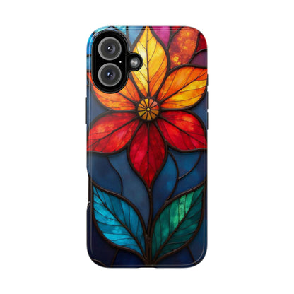 Radiant Blossom: Red and Orange Floral Elegance