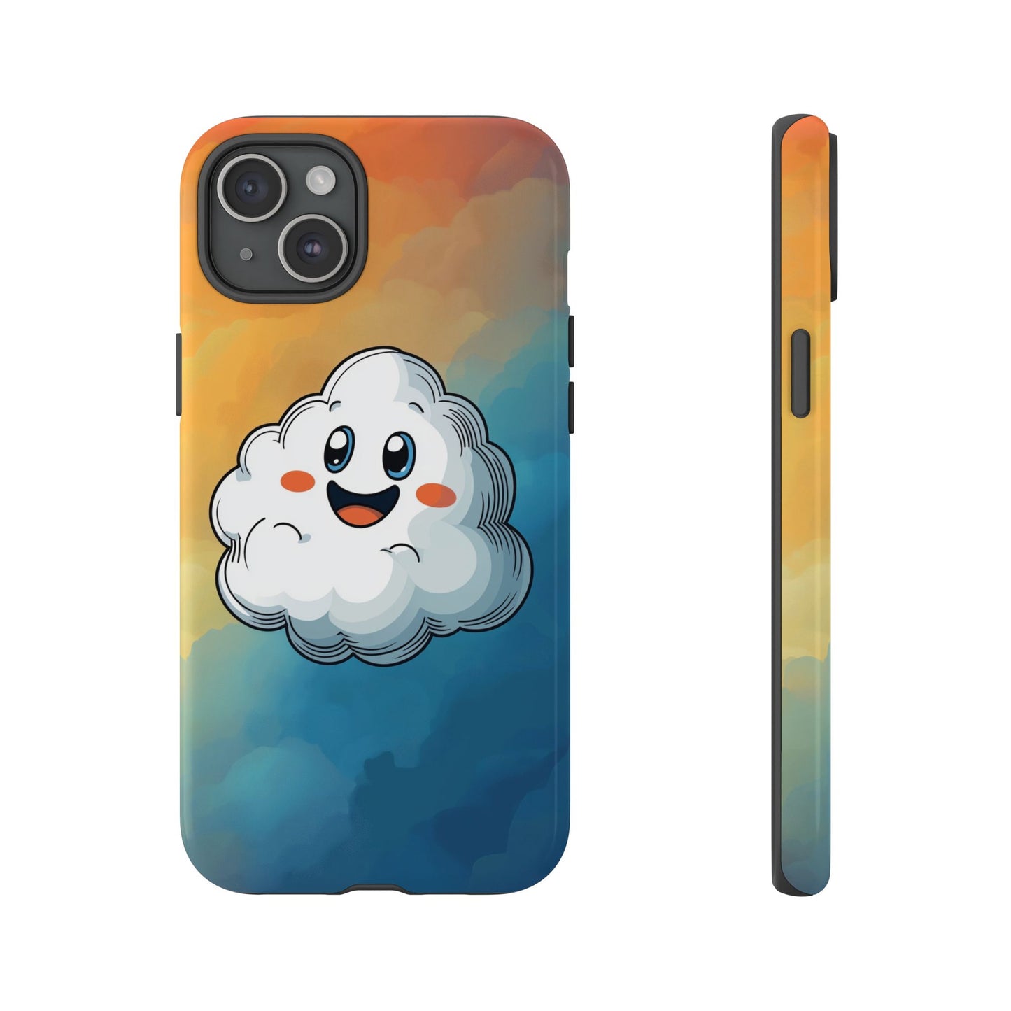 Happy Cloud Anime Phone Case for iPhone, Samsung, Google Pixel