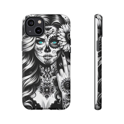 La Rebel – Day of the Dead Gothic Attitude Mobile Cover