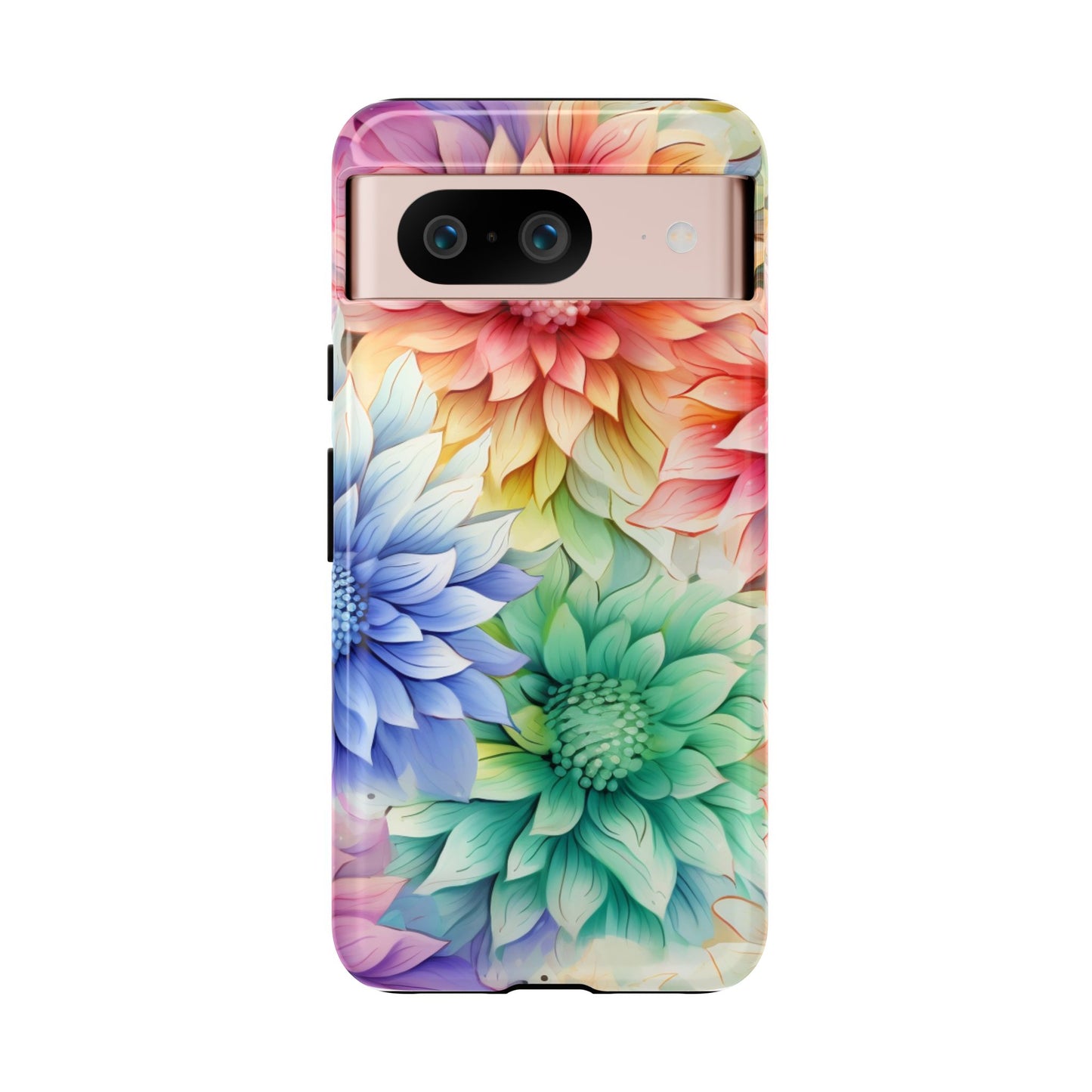 Rainbow Bloom Mandala Floral Mobile Case