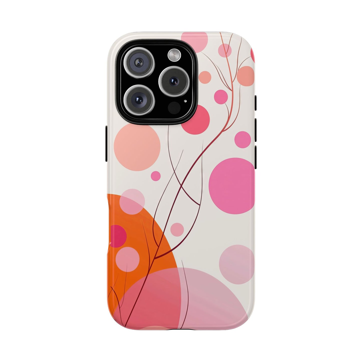 Blush Bloom – Abstract Floral Phone Case for iPhone, Samsung & Pixel