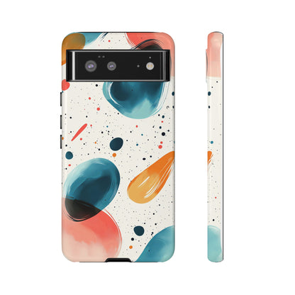 Color Swirl Splash – Abstract Art Phone Case for iPhone, Samsung & Pixel