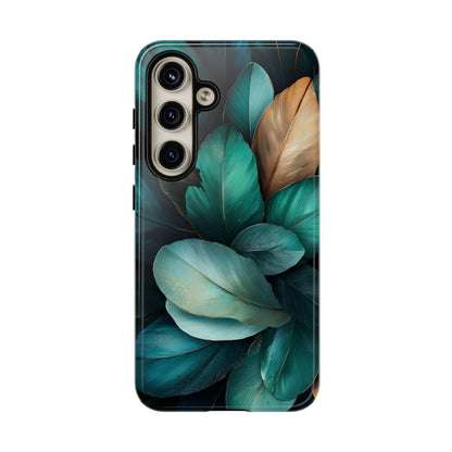 Iridescent Peacock Feather Luxe Phone Case for iPhone, Samsung & Google Pixel