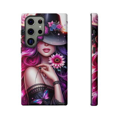 Celestial Charm – Cosmic Cowgirl & Butterfly Magic Mobile Cover