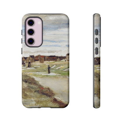 Van Gogh Village Painting Phone Case - iPhone, Samsung, Pixel - Art Print Cover, Gift for Art Lovers