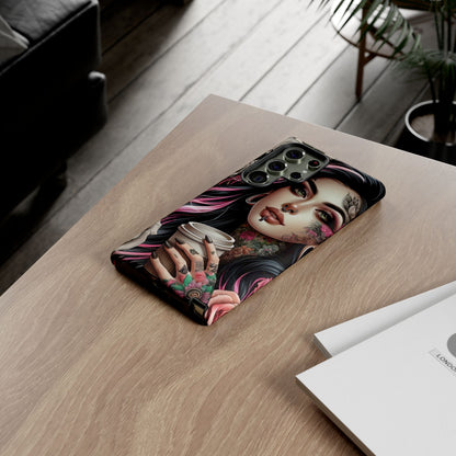 Gothic Rose Coffee Queen Mobile Case