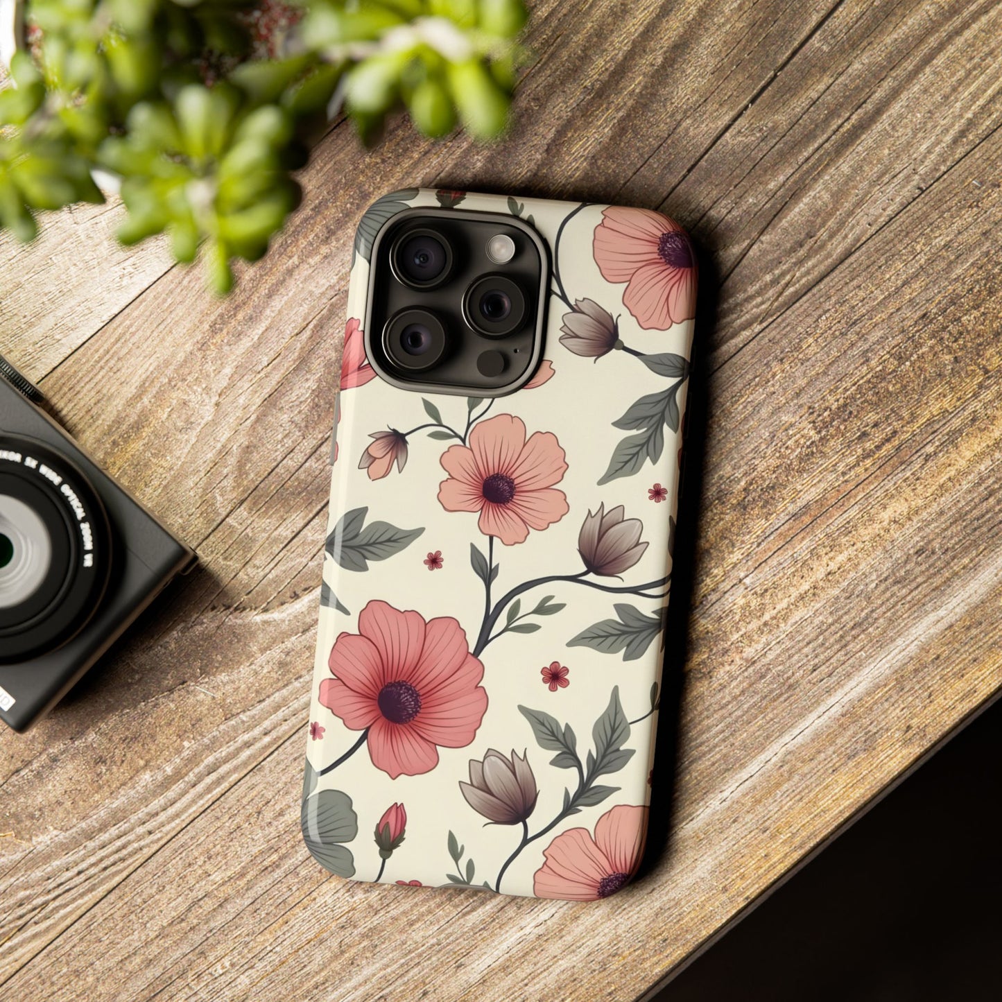 Floral Iphone Case, Botanical Pattern Design