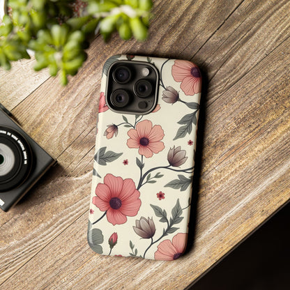 Floral Iphone Case, Botanical Pattern Design