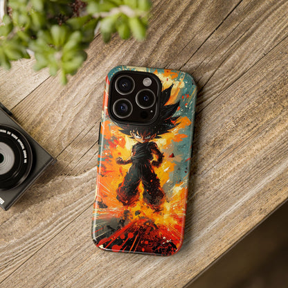 Mini Warrior Rage | Chibi Power Surge Phone Case for iPhone, Samsung & Pixel