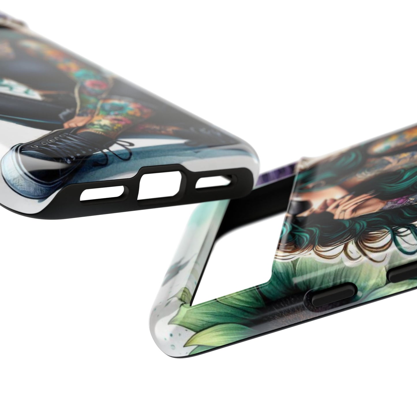 Urban Wildflower – Edgy Tattooed Beauty Mobile Cover