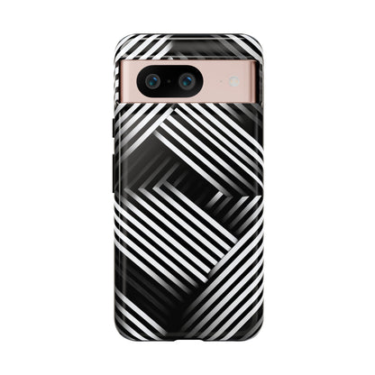 Monochrome Matrix Phone Case for iPhone, Pixel & Samsung