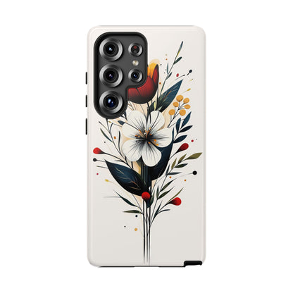 Wild Bloom – Minimal Floral Phone Case for iPhone, Pixel & Samsu