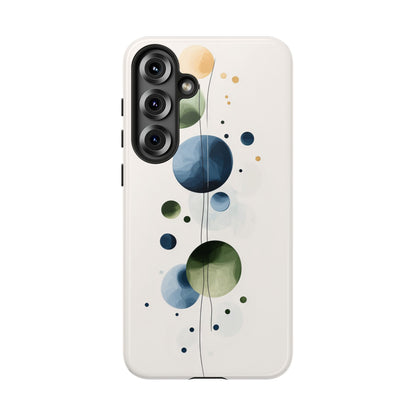 Orbit Bloom – Abstract Bubble Art Phone Case for iPhone, Samsung & Pixel
