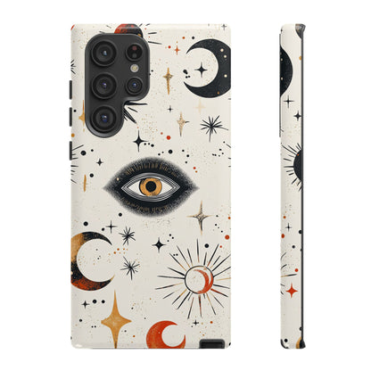 Mystic Moon & Stars Boho Phone Case for iPhone, Pixel & Samsung
