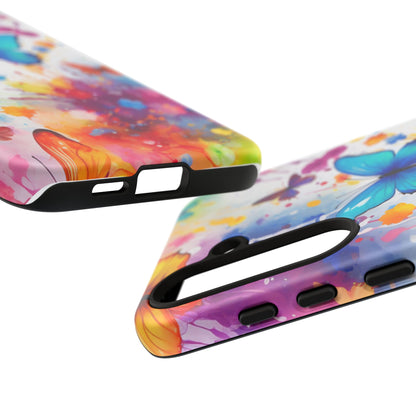 Vibrant Watercolor Butterfly Mobile Case