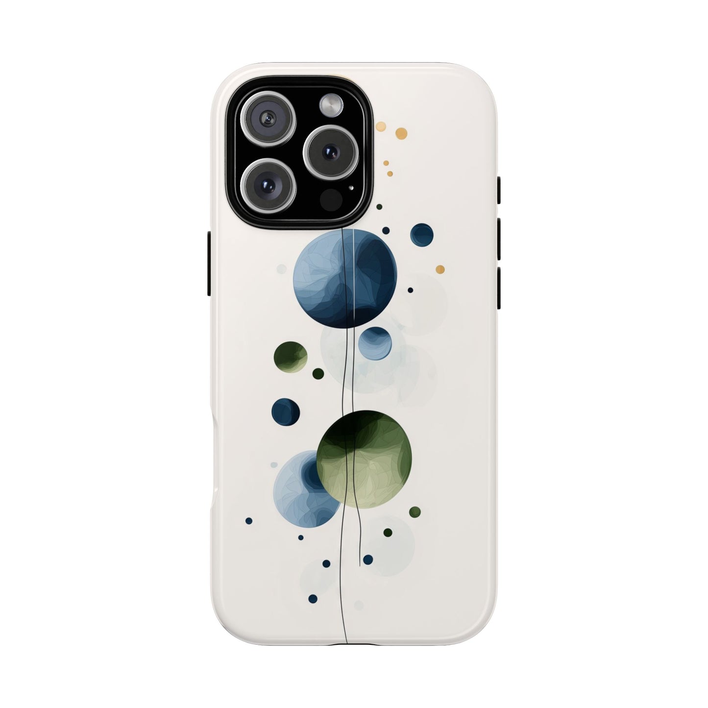 Orbit Bloom – Abstract Bubble Art Phone Case for iPhone, Samsung & Pixel