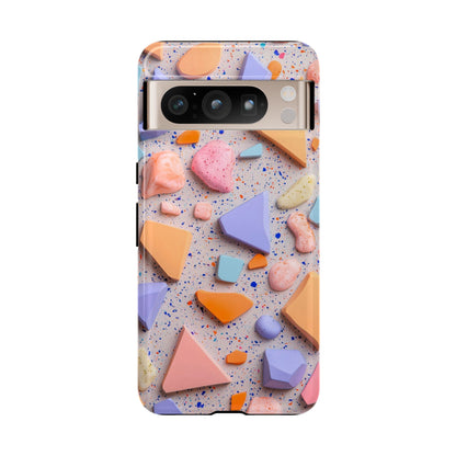 Playful Pastel Terrazzo Phone Case for iPhone, google Pixel & Samsung