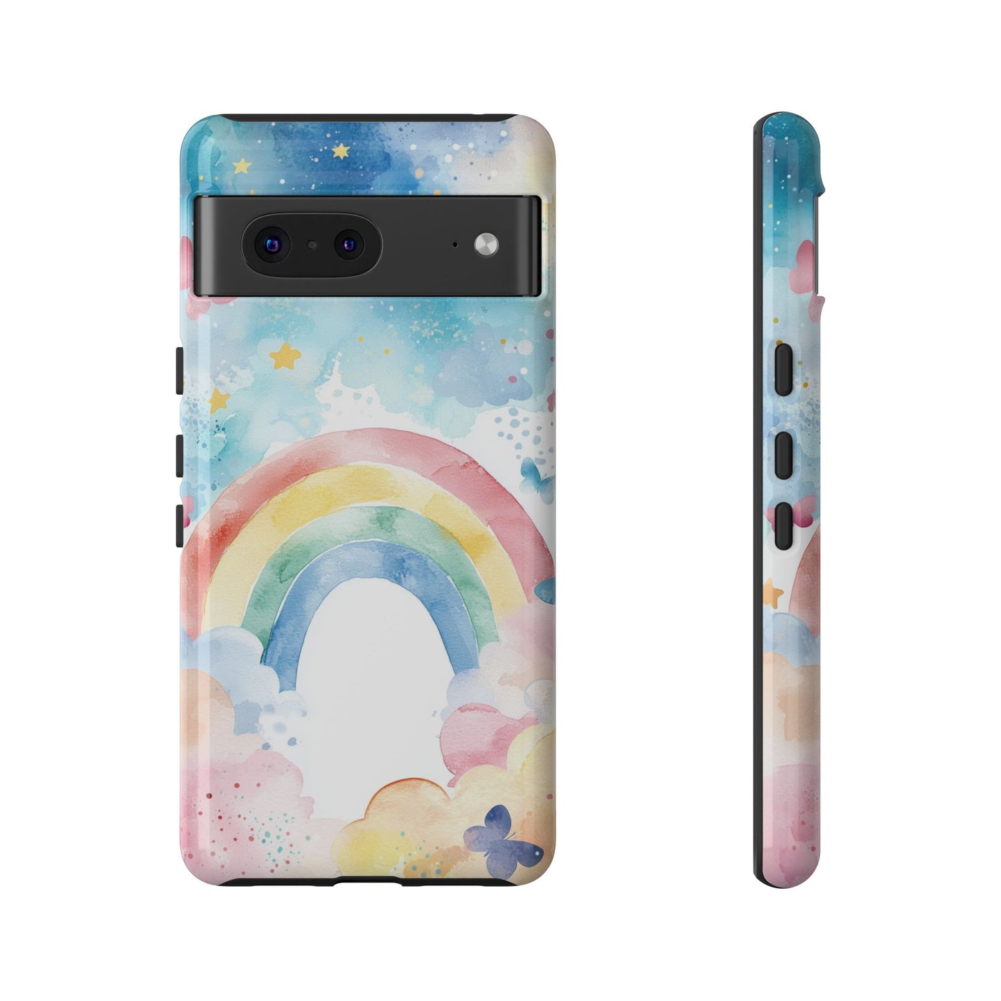 Mystic Splash Rainbow Watercolor Phone Case for iPhone, google Pixel & Samsung