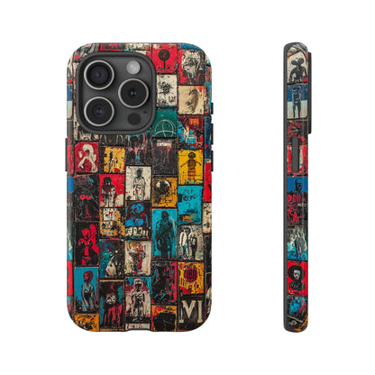 Abstract Art Phone Case – Basquiat-Inspired Phone Cover - iPhone, Samsung & Google Pixel Cover - Artistic Painting Case,  Art Lover Gift