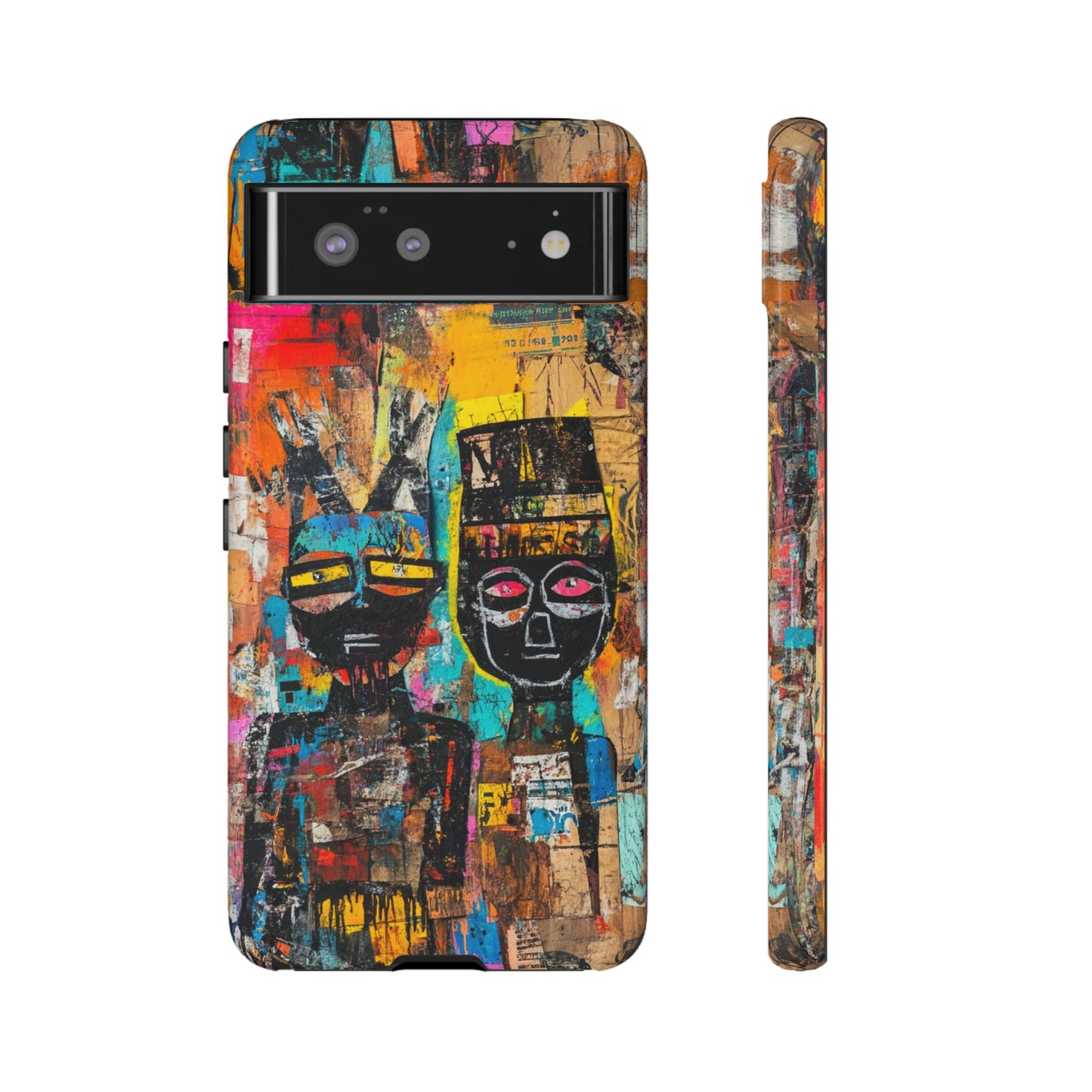 Jean-Michel Basquiat Phone Case – Street Art Phone Cover - iPhone, Samsung & Google Pixel Cover - Artistic Painting Case,  Art Lover Gift