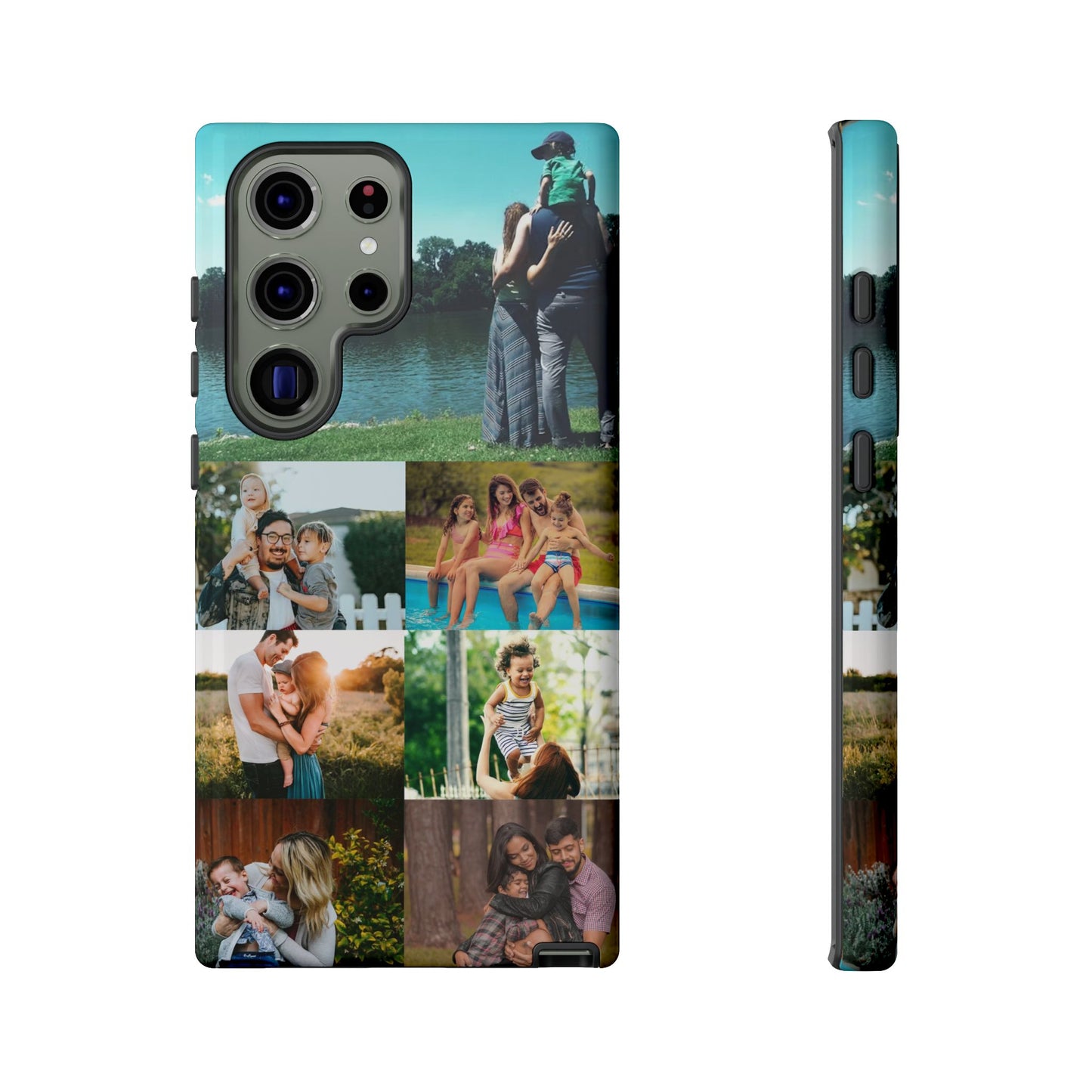 Personalised Custom Photo Collage Phone Case – Add Your Images/Loving Memory – Unique Gift for iPhone, Samsung  & Google Pixel – Protective & Stylish Cover, Couples Gift