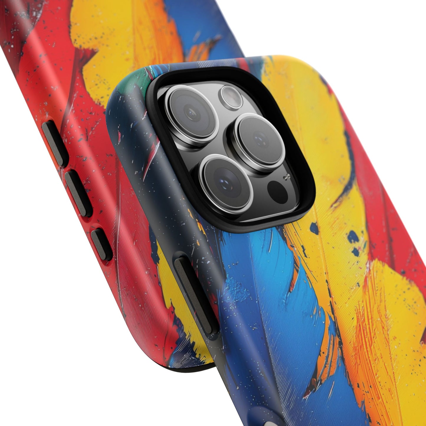 Tropical Macaw Feather Phone Case for iPhone, Samsung & Google Pixel