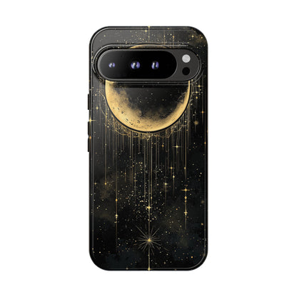 Celestial Glow Boho Moon Phone Case for iPhone, Pixel & Samsung