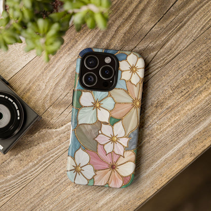 Floral Symphony: Stained Glass Elegance