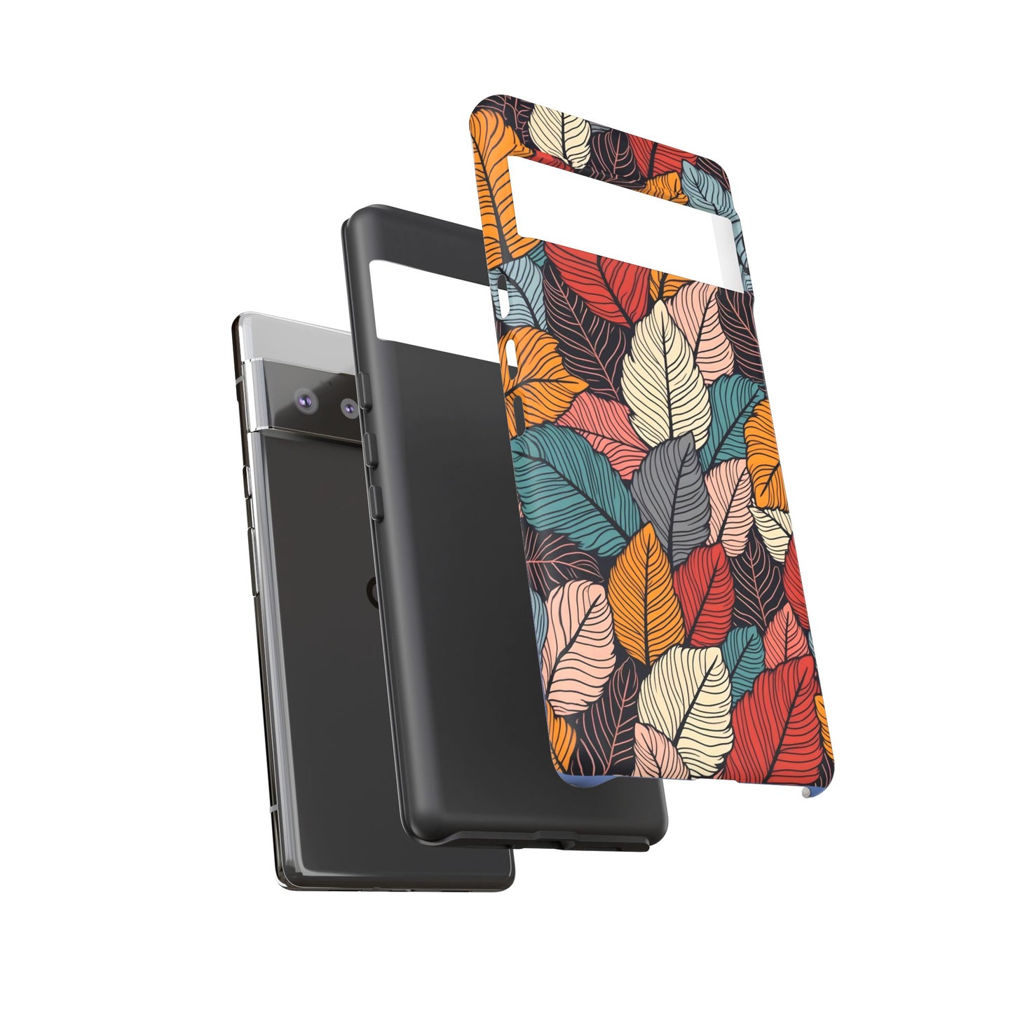 Colorful Abstract Leaves Pattern Design