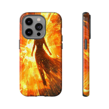 Solar Ascension | Silhouette of Fire Phone Case for iPhone, Samsung & Pixel