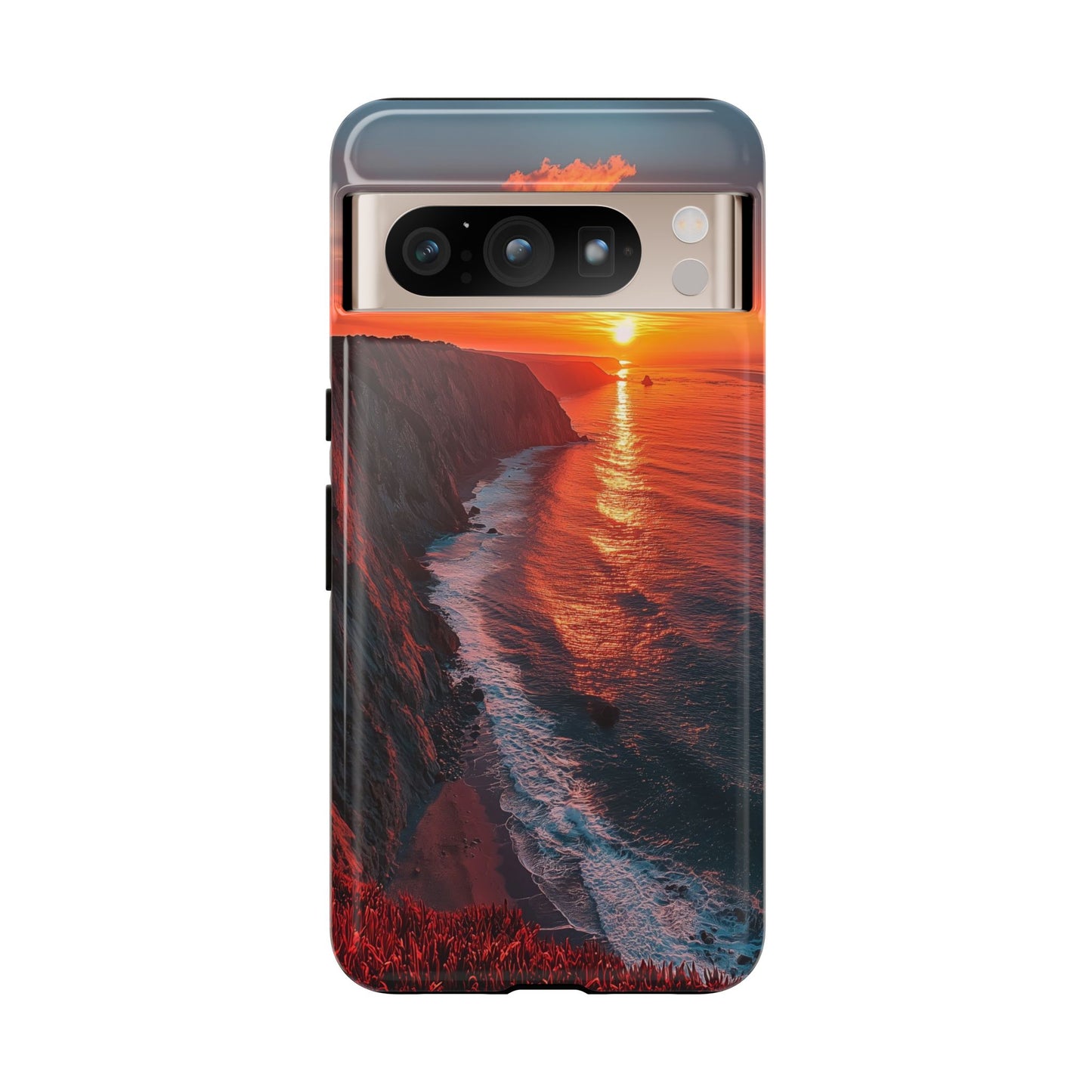 Minimal Nature Scene Case – Calm Landscape for iPhone, Samsung & Pixel