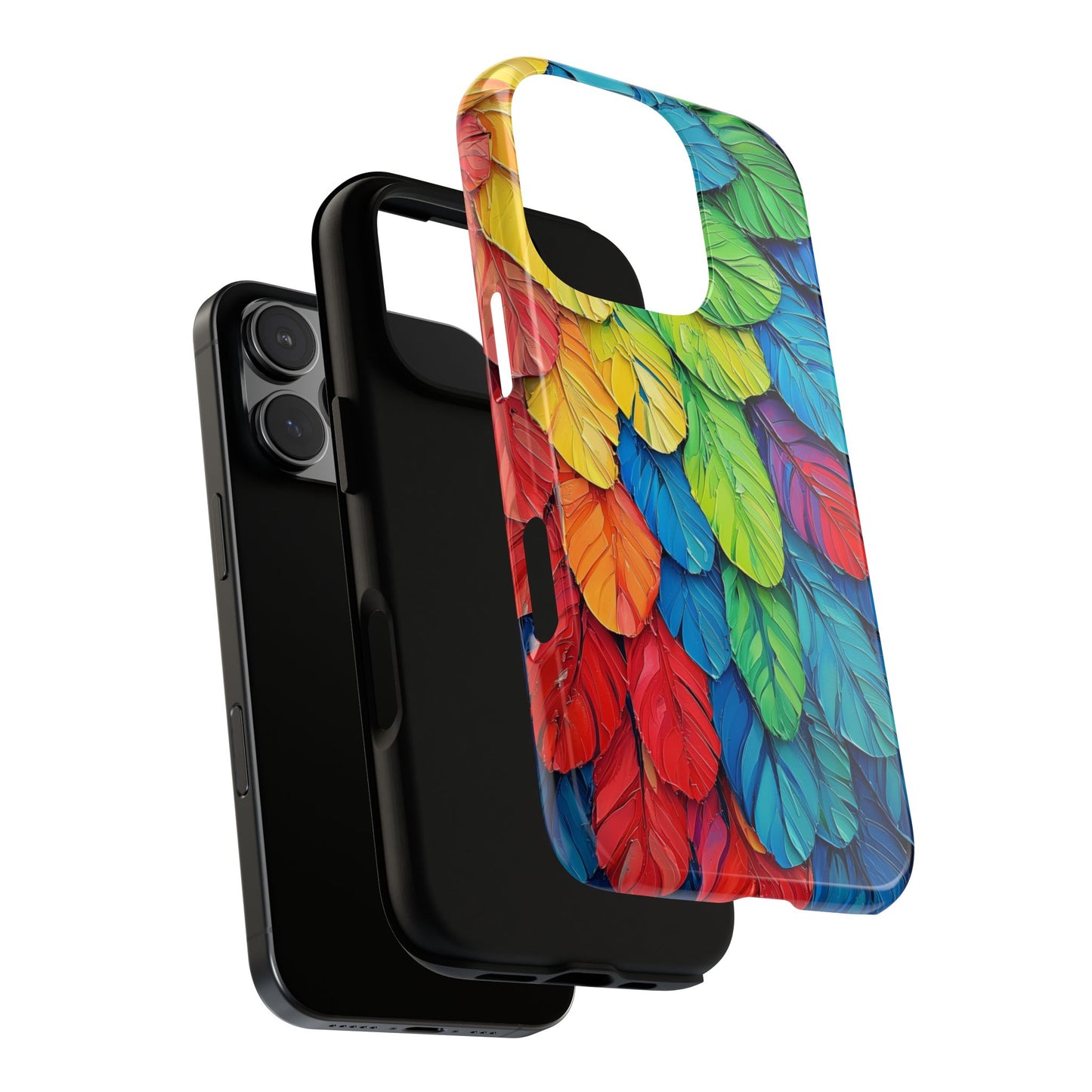 Vibrant Parrot Wings Phone Case for iPhone, Samsung & Google Pixel