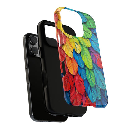 Vibrant Parrot Wings Phone Case for iPhone, Samsung & Google Pixel
