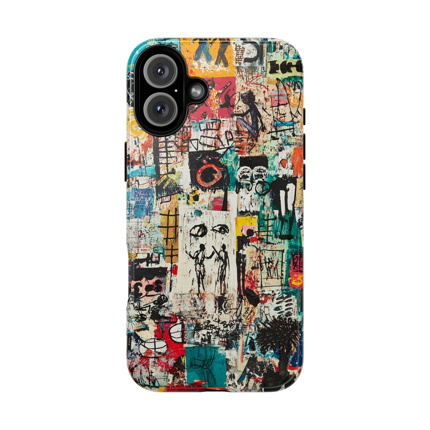 Basquiat Phone Cover – Artistic Modern Graffiti Style - iPhone, Samsung & Google Pixel Cover - Artistic Painting Case,  Art Lover Gift