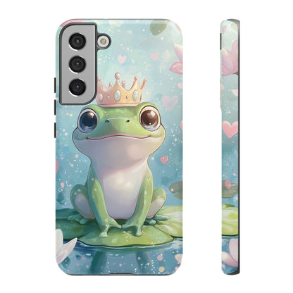 Royal Frog Phone Case – Cute Anime Aesthetic for iPhone, Google Pixel & Samsung
