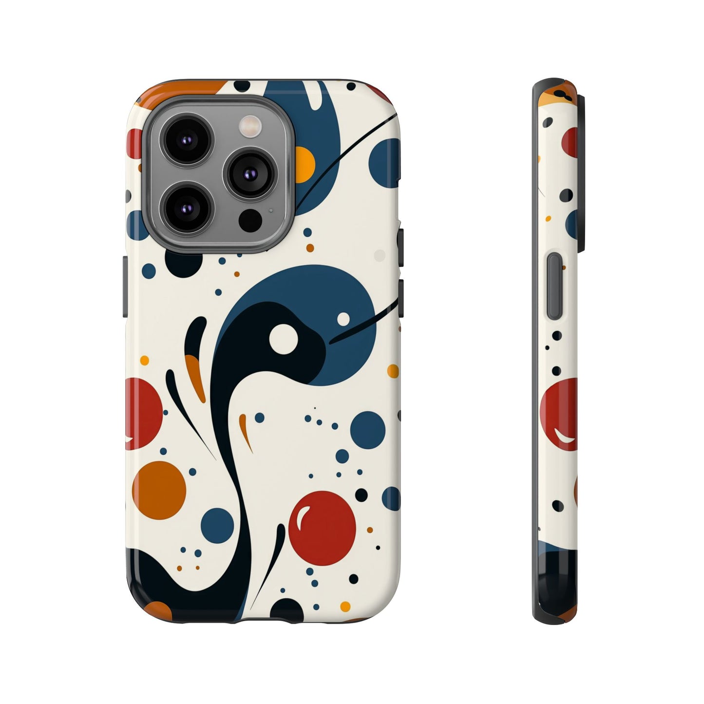 Retro Pop Dots Case – Abstract Minimal Vibes for iPhone, Google Pixel & Samsung