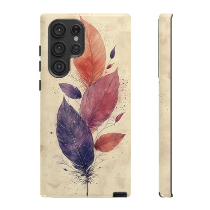 Boho Feather Bloom Phone Case for iPhone, Pixel & Samsung